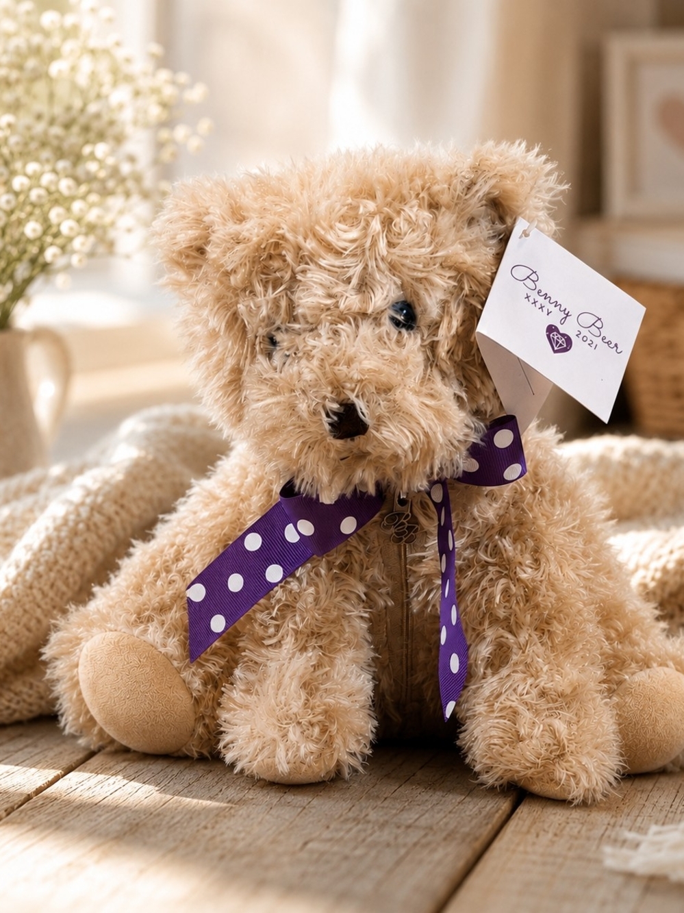 Ben Bridges Benny Bear XXXV 2021 Memory Bear Plush Keepsake
